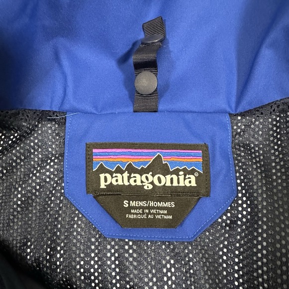 Patagonia 3 in 1 Snowshot Recco H2No Jacket Blue Mens S Waterproof w/zip Liner - Picture 5 of 15